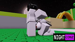 Roblox Girl Deepthroats Eboy Dick Nightconz Cumshot