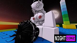 Roblox Girl Deepthroats Eboy Dick Nightconz Cumshot
