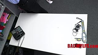 i didn't agree to this garage shop cavity search on caught milf