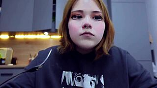 furiyssh chubby cute alternative amateur eats big food in pretty mukbang