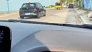 Stranger's Fingers Ignite Her Public Wet Climax