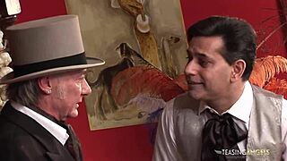 Voluptuous maid milf rides cowgirl sucking big tits bouncing sharing cocks group sofa hardcore