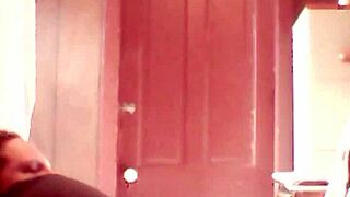 slow deep dildo eases into tight ass depths