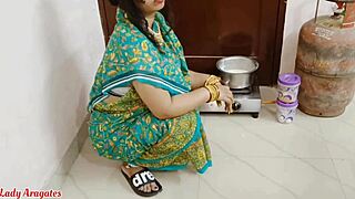 Morning Kitchen Fuck With Big Tits Maid Bent Over Preparing Chicken