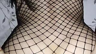 Beautiful skinny wife in lingerie teases hardcore anal fun?