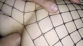 Beautiful skinny wife in lingerie teases hardcore anal fun?