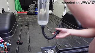 Huge Double Anal Fisting Truck Outdoor Big Gape