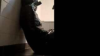 Sophie la larve slave endures final momification bondage before deep blowjob cum in mouth finale