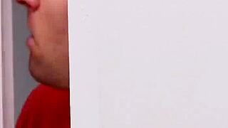 busty redhead stepsis caught in shower