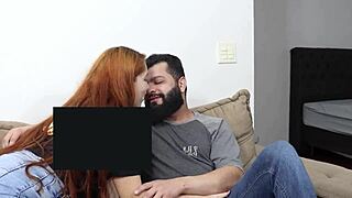 Watched husband pound chubby redhead friend pussy while i got turned on corna style