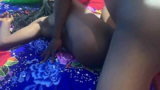 Girlfriend's Big Clit And Tits Oiled For Spanking Sex