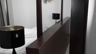 yoga teacher bends over as her tight pussy gets stretched wide open during intense session