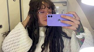 look how i peed on plane europe trip was crazy!!