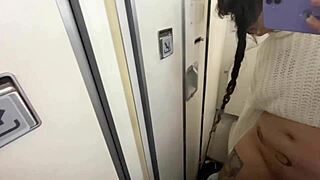 look how i peed on plane europe trip was crazy!!