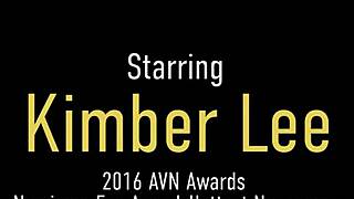 check it out, slutty kimber lee wraps her pretty feet around that throbbing cock for a milky footjob cumshot