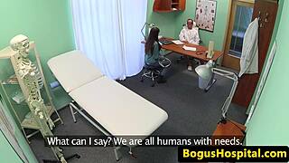 real doctor fucks squirting patient babe missionary hospital hidden cam uniform