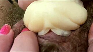 big throbbing clit pulses wildly in extreme closeup orgasm