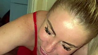 Step Son's Huge Monster Cock Waits for Mother in Law's Deepthroat Sucking