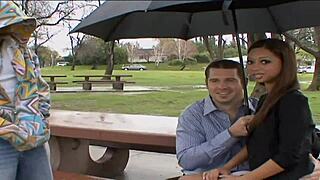 Brunette Slut Bed Bent Over Huge Cock Doggystyle Gaping Pussy Fuck