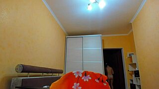 Brunette Sucks Dildo Titfucks Fingers Shaved Pussy Lips