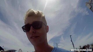 Thick Oily Maria Rides Stranger's Massive White Cock With Curvy Ass Bouncing Hard