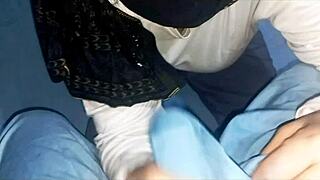 Mysterious homemade Pakistani beauty moans in doggystyle pounding