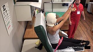 WHAT A SHOCKING HUMILIATING WAY TO TREAT POTHEADS MARIA GLOVES HANDCUFFS LATEX