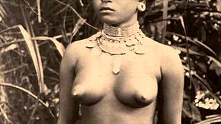 Vintage erotic confessions reveal victorian interracial hairy ass passions