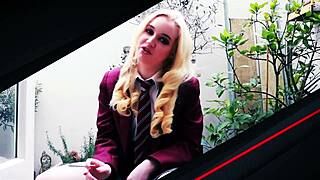 Gorgeous British BBW Redhead Teen 18+ Fingers Curvy Body To Intense Orgasm Solo