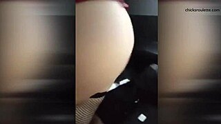 unexpected interracial hookup turns wild inside car on chicksroulette date