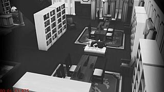 wife cheats fucking stranger caught on library security cam