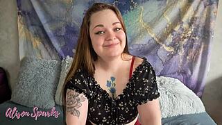 Alison's Tattoos Revealed Backstage Curvy Slut Explains Six Inked Meanings