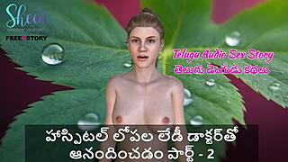 lady doctor spreads for patient's deep indian hospital fuck, telugu audio moans part 2 echo loud?