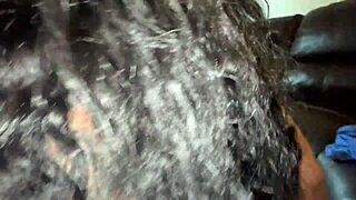 eva parker naughty student rides ebony cock in tight skirt classroom