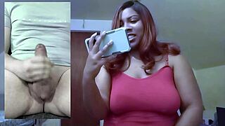 girl laughs at tiny 18+ cocks thinking they're huge in bbw cfnm fun