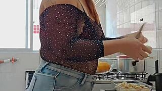 Live shorts jammed deep in ass