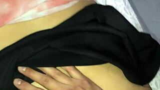 mysterious backdoor finish leaves her overflowing in steamy closeup