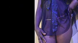 you won't believe how this ebony babe takes rough missionary from a street thug