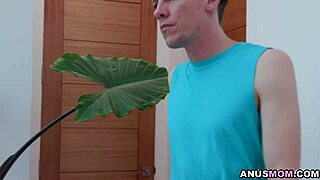 summer hart gags on rion king's monster cock before bent over assfucking