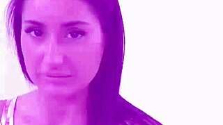 stunning amateur model teases producer with slow sofa seduction interview