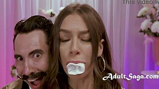 girls, pin the sock then deepthroat suck lauren phillips' cock in this wild ffm party game?