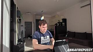 Big Pussy Bent Over Doggystyle Pounding Leads to Creampie