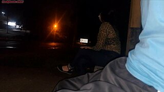 Bus Waitress Grabs Stranger's Huge Cock Deepthroat Sucks