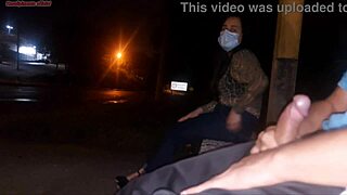 Bus Waitress Grabs Stranger's Huge Cock Deepthroat Sucks