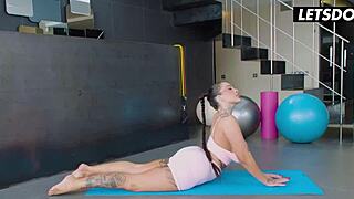 Cum Hungry Latina Step Mom Fucks Big Dick Coach In Yoga With Titty Fuck And Spooning