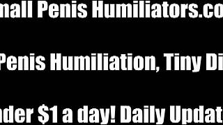 YOUR TINY PENIS IS SO PATHETIC MY SLAVE!! SPH JOI