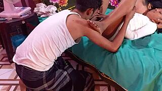 Two Hard Cocks Stretch Tight Pussy in Bengali MMF Threesome with Hanif Popy Khatun Manik Mia