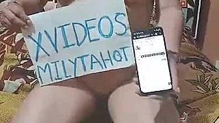 flashing my big ass with handcuffs on video... oops