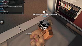 Innocent Roblox Bitch Takes Monster Giant Cock First Time Ever