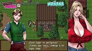 oh man, trapped in a sexy camp with busty zombie girls? zombies retreat spanish chapter 1!